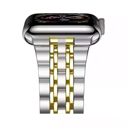 بند فلزی اپل واچ سایز 42/44/45/49 طرح رولکس 7 مهره - رنگبندی