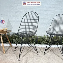 صندلی ایفلی فلزی درختی ضد زنگ مدرن مدل پاپیتال سهیل