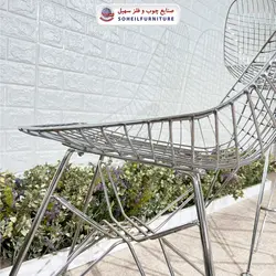 صندلی ایفلی فلزی درختی ضد زنگ مدرن مدل پاپیتال سهیل