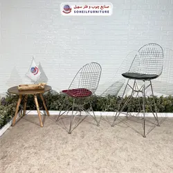 صندلی ایفلی فلزی درختی ضد زنگ مدرن مدل پاپیتال سهیل