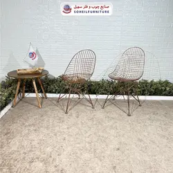 صندلی ایفلی فلزی درختی ضد زنگ مدرن مدل پاپیتال سهیل