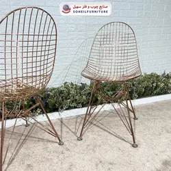 صندلی ایفلی فلزی درختی ضد زنگ مدرن مدل پاپیتال سهیل