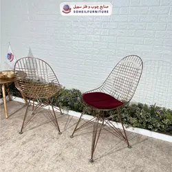 صندلی ایفلی فلزی درختی ضد زنگ مدرن مدل پاپیتال سهیل
