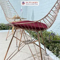 صندلی ایفلی فلزی درختی ضد زنگ مدرن مدل پاپیتال سهیل