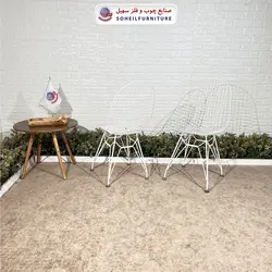 صندلی ایفلی فلزی درختی ضد زنگ مدرن مدل پاپیتال سهیل