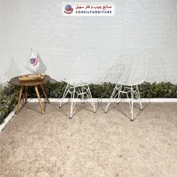 صندلی ایفلی فلزی درختی ضد زنگ مدرن مدل پاپیتال سهیل