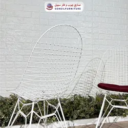 صندلی ایفلی فلزی درختی ضد زنگ مدرن مدل پاپیتال سهیل