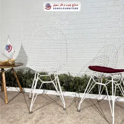 صندلی ایفلی فلزی درختی ضد زنگ مدرن مدل پاپیتال سهیل