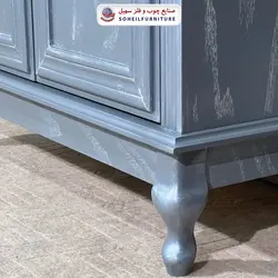 جاکفشی چوب و MDF کشو دار مدل 132 سهیل (روکش طبیعی چوب بلوط)