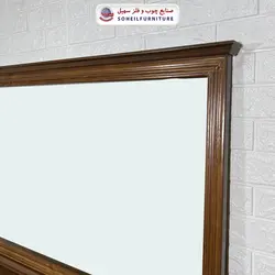 آینه کنسول چوبی سلطنتی کلاسیک مدل 132 سهیل(روکش طبیعی چوب بلوط)