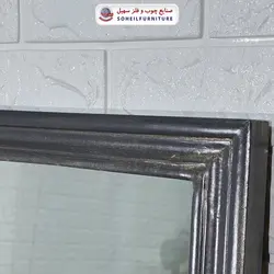 آینه کنسول چوبی مدرن مدل 130 سهیل(روکش طبیعی چوب بلوط)