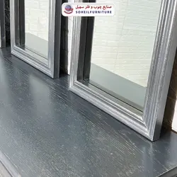 آینه کنسول چوبی مدرن مدل 130 سهیل(روکش طبیعی چوب بلوط)