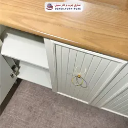 آینه کنسول چوبی مدرن مدل 141 سهیل(روکش طبیعی چوب بلوط)