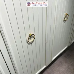 آینه کنسول چوبی مدرن مدل 141 سهیل(روکش طبیعی چوب بلوط)