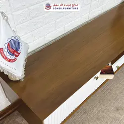 میز تلویزیون مدرن چوب و MDF مدل 104 سهیل (روکش طبیعی چوب بلوط)
