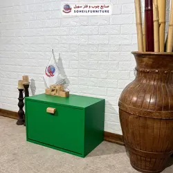 جاکفشی داشبوردی روکش چوب بلوط یک طبقه مدرن تمام ام دی اف MDF سهیل