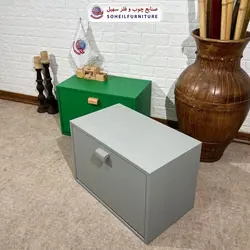 جاکفشی داشبوردی روکش چوب بلوط یک طبقه مدرن تمام ام دی اف MDF سهیل