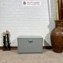 جاکفشی داشبوردی روکش چوب بلوط یک طبقه مدرن تمام ام دی اف MDF سهیل