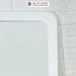 آینه کنسول چوبی کشودار مدرن مدل 140 سهیل(روکش طبیعی چوب بلوط) - صنایع چوب و فلز سهیل