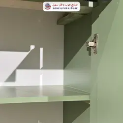 آینه کنسول مدرن چوب و MDF مدل 144 سهیل (روکش طبیعی چوب بلوط) - صنایع چوب و فلز سهیل