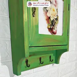 جاکلیدی دیواری چوبی فانتزی مدل 1202 سهیل