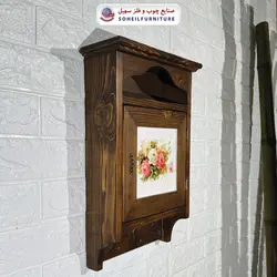 جاکلیدی دیواری چوبی فانتزی مدل 1202 سهیل
