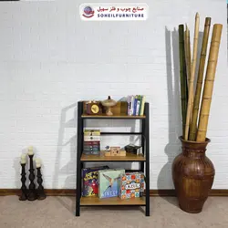 استند کتابخانه MDF و فلز سهیل مدل 435