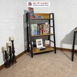 استند کتابخانه MDF و فلز سهیل مدل 435