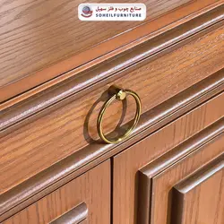جاکفشی چوب و MDF کشو دار مدل 135 سهیل (روکش طبیعی چوب بلوط)