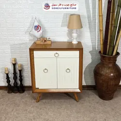 جاکفشی چوب و MDF کشو دار مدل 133 سهیل (روکش طبیعی چوب بلوط)