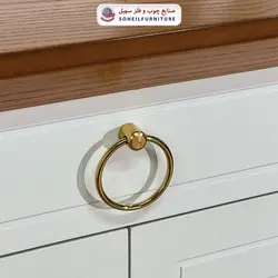 جاکفشی چوب و MDF کشو دار مدل 133 سهیل (روکش طبیعی چوب بلوط)