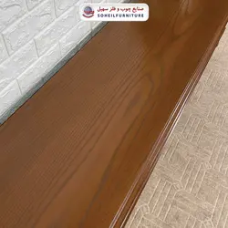 میز تلویزیون کلاسیک چوب و MDF مدل ۱۳۲ سهیل (روکش طبیعی چوب بلوط)