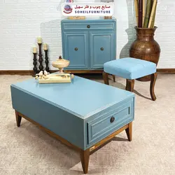 جاکفشی چوب و MDF کشو دار مدل 137 سهیل (روکش طبیعی چوب بلوط)