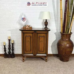 جاکفشی چوب و MDF مدل ۱۳۶ سهیل (روکش طبیعی چوب بلوط)