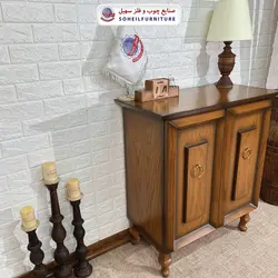 جاکفشی چوب و MDF مدل ۱۳۶ سهیل (روکش طبیعی چوب بلوط)