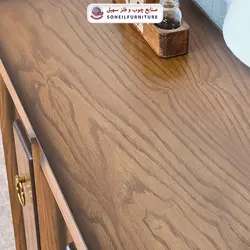 جاکفشی چوب و MDF مدل ۱۳۶ سهیل (روکش طبیعی چوب بلوط)