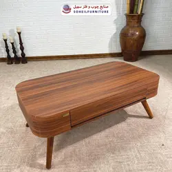 میز جلومبلی چوبی مدرن کشودار مدل 0077 سهیل
