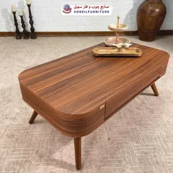 میز جلومبلی چوبی مدرن کشودار مدل 0077 سهیل