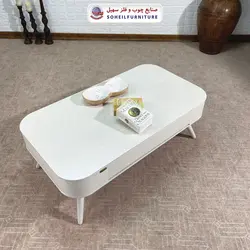 میز جلومبلی چوبی مدرن کشودار مدل 0077 سهیل
