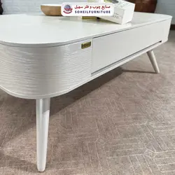میز جلومبلی چوبی مدرن کشودار مدل 0077 سهیل