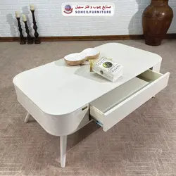 میز جلومبلی چوبی مدرن کشودار مدل 0077 سهیل