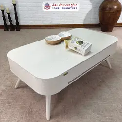 میز جلومبلی چوبی مدرن کشودار مدل 0077 سهیل