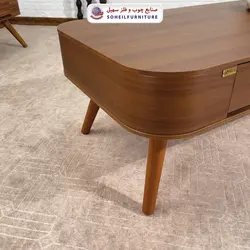 میز جلومبلی چوبی مدرن کشودار مدل 0077 سهیل