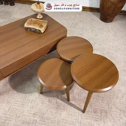 میز جلومبلی چوبی مدرن کشودار مدل 0077 سهیل