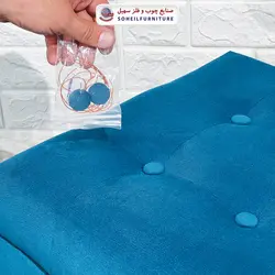 مبل پاف باکس مدرن مدل 1077 سهیل (باکس چوبی وسایل و لباس)