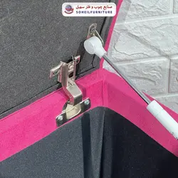 مبل پاف باکس مدرن مدل 1077 سهیل (باکس چوبی وسایل و لباس)