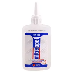 چسب قطره ای Mitreapel CA100 100gr - خرید چسب - پخش عمده چسب - فروش عمده و جزئی چسب