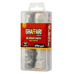 خمیر دوقلو همه کاره Ghaffari 120gr - خرید چسب - پخش عمده چسب - فروش عمده و جزئی چسب