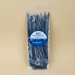 بست کمربندی MST 2.5*200mm پک ۱۰۰ عددی مشکی - خرید چسب - پخش عمده چسب - فروش عمده و جزئی چسب