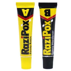 چسب دوقلو Razi Pox 16gr - خرید چسب - پخش عمده چسب - فروش عمده و جزئی چسب
